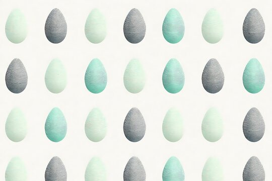 Minimalist Easter egg pattern, creating a subtle spring background perfect for themed designs.