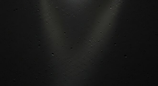 Abstract Dark Background with Water Droplets and Soft Light Effect