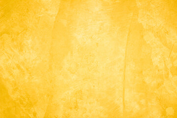 Yellow concrete stone texture for background in summer wallpaper. Cement and sand wall of tone vintage minimal. Concrete abstract wall of light yellow color, cement texture white blank for home decor.