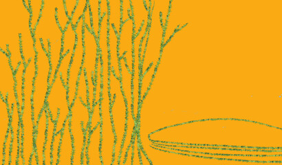 연녹색 풍경 이미지 배경