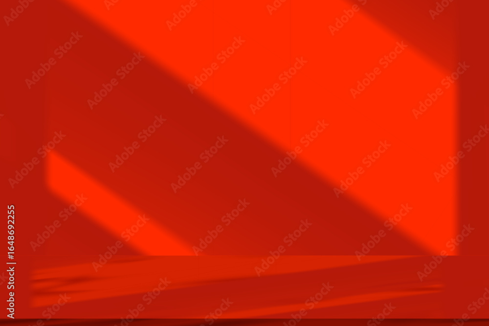 Poster red background,abstract dark red gradient for elegant backdrop with smooth light,shadow on wall for 