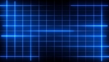 Blue grid background with glowing lines for tech and digital themes