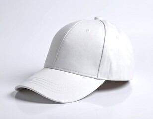 Fototapeta premium Blank white baseball cap