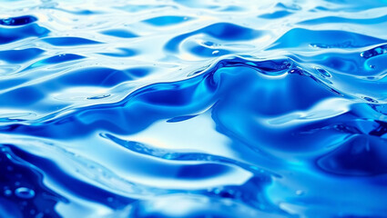 Sapphire Ice Melt Liquid Abstract Background