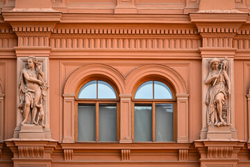 windows of a building