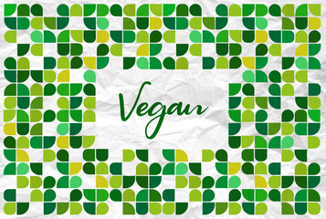vegan icon on white background	