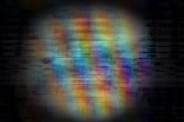 Old CRT Screen Glitches - Analogue Television or Monitor Interference, Cathode ray tube static