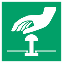 ISO 7010 ; E020 - Emergency stop button