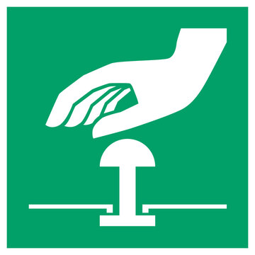 ISO 7010 ; E020 - Emergency stop button