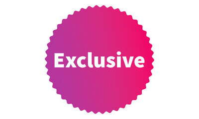 Exclusive Pink Authentic sticker design, stamp, labels on vector web shopping stickers isolated on PNG or Transparent Background