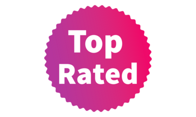 Top Rate Pink Authentic sticker design, stamp, labels on vector web shopping stickers isolated on PNG or Transparent Background