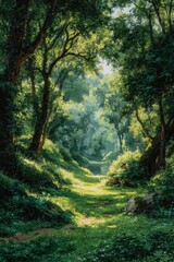 Fototapeta premium Enchanted Forest Pathway