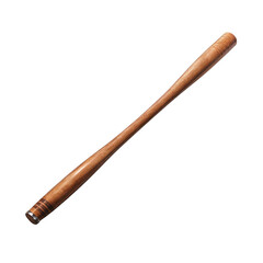 Isolated brown wooden baseball bat object