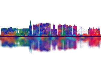 StokeTrent England Skyline Cityscape Skyscraper