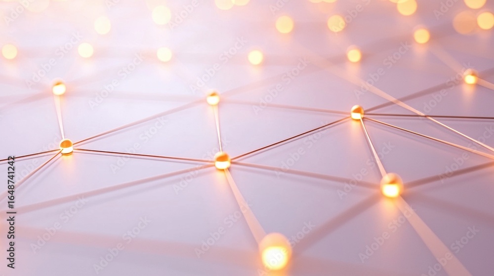 Poster logistics global distribution network map close up of a digital map with icons representing differen