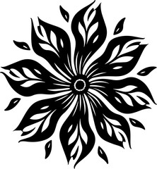 Obraz premium This circular vector pattern design features an elegant and seamless ornamental motif, perfect for decorative projects,