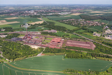 Luftbild des östlichen Teils der Salzgitter AG aus Richtung Süden
