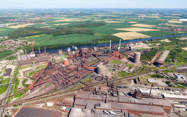 Luftbild der Salzgitter AG aus Richtung Süden