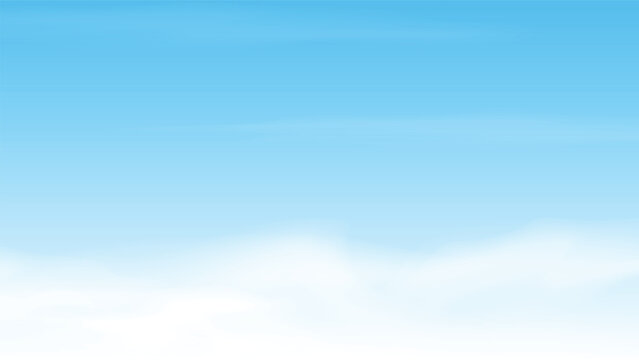 light blue sky background with white cloud