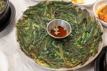 Marsh Snail and Chive Pancake