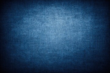 Dark, textured navy blue fabric background