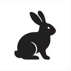 Scissors Silhouette Icon on White