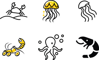  Fish icon vector art image