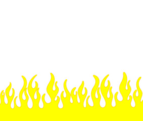 Fire and flames vector illustration background