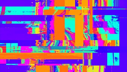 Abstract, glitch, pattern, neon, pink, cyan, digital, design, vibrant, futuristic, colorful, geometric, modern, artistic, visual, dynamic, energetic, textured, contemporary, bright, electric, bold, hi
