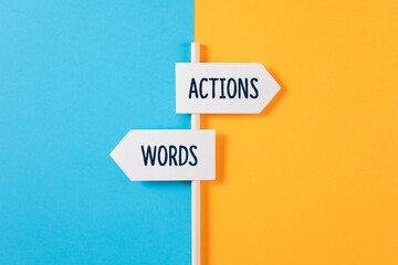 Action or words