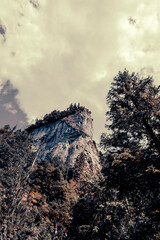 Moody Mountain Cliff