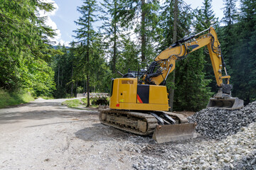 Excavator at a Crossroads