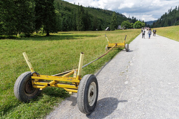 Rural Path in Mountain Valley