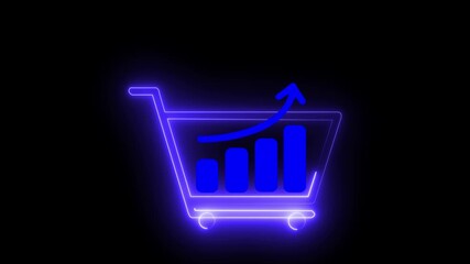 Hand holding a transparent cube with a shopping cart icon and rising graph A man drawing a line graph with shopping cart icons to illustrate growing sales and market growth - Powered by Adobe