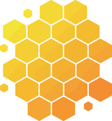 Golden honeycomb pattern