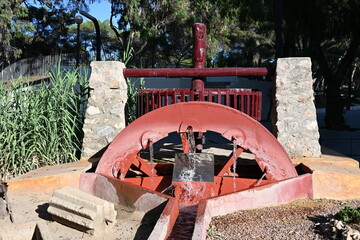 fontanna symbolizująca umiejętność irygacji w Murcia Hiszpania © Miroslaw