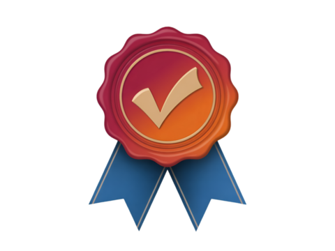 wax seal with ribbon