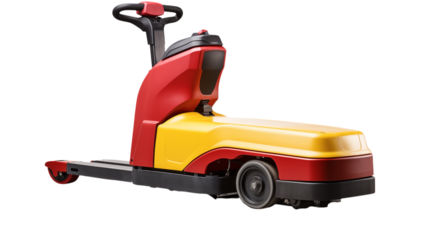 Electric Pallet Truck: Efficient Warehouse Solution on transparent background png