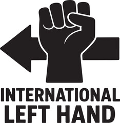 Obraz premium international left hand dAY