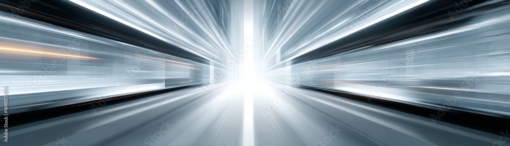 Poster dynamic abstract motion blur background with vibrant glowing light streaks and futuristic energy tra