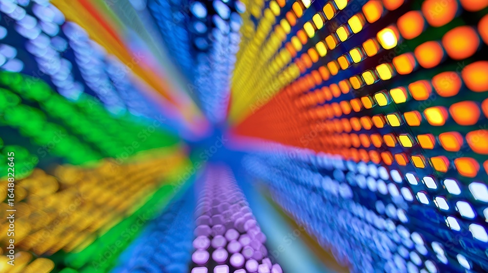 Poster vibrant and colorful abstract background with a mesmerizing swirl of multi colored hues this creativ