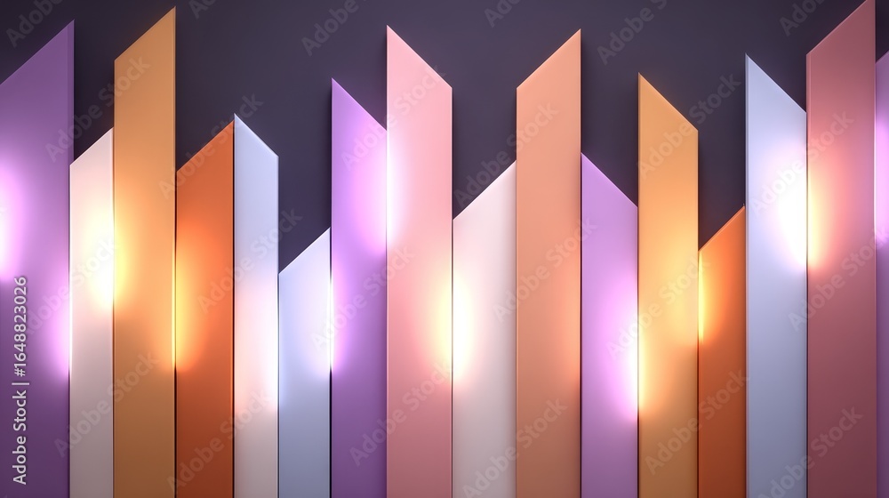 Poster abstract background with vibrant colorful flowing lines creating a dynamic and modern visual display