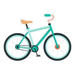 bicycle ,vector illustration white background