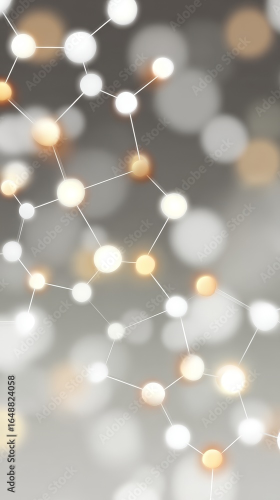 Aufkleber luminous celestial journey through a futuristic digital cosmos with glowing star particles and shimm