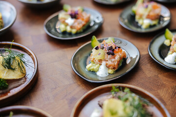 Smoked Salmon Canapés