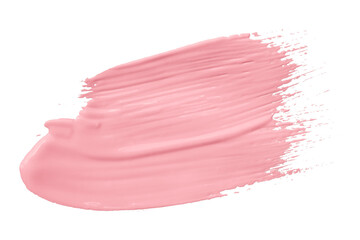 Pink brush isolated on transparent background