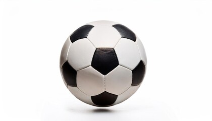 Fototapeta premium Image of Football Isolated on White Background – Perfect for Athletic