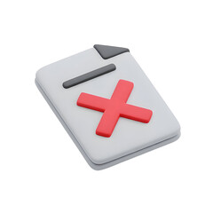 Obraz premium Data Breach Alert: Red Cross on Document Symbolizing Security and Privacy Threat 