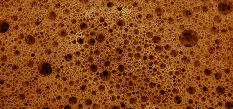 coffee cappuccino latte foam bubble background
