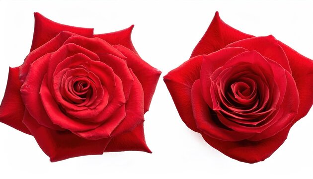 Beautiful Rose Flower on White Background - High-Resolution Isolated Rose Image